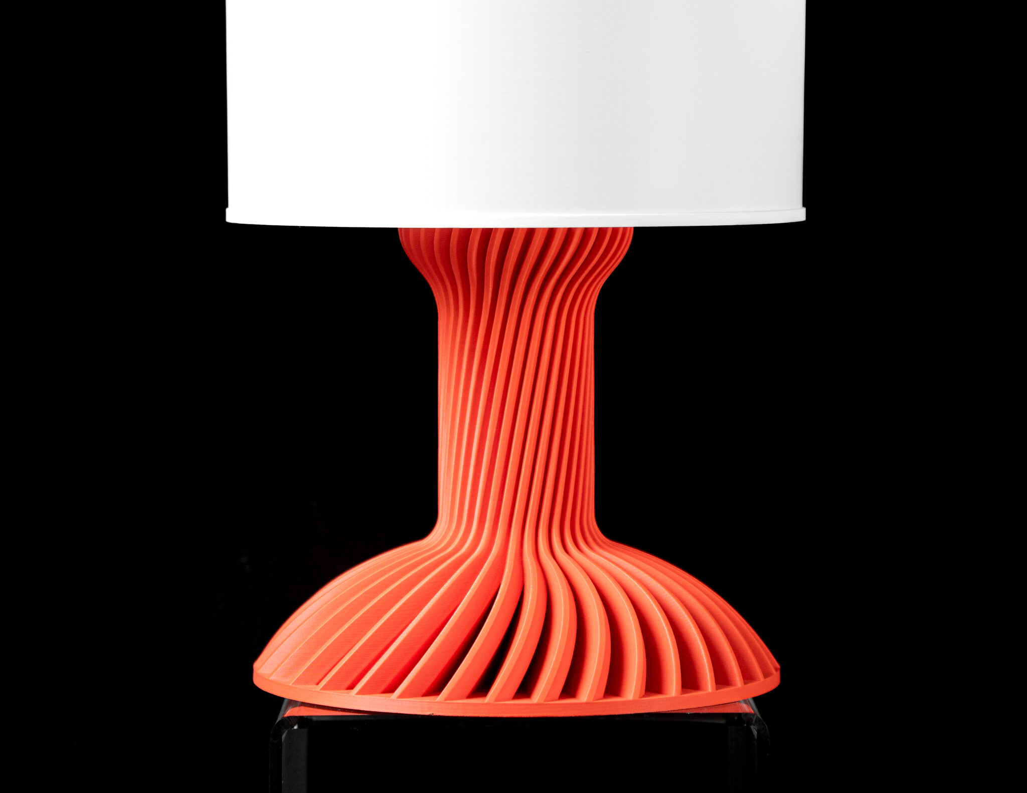 Ridged Table Lamp